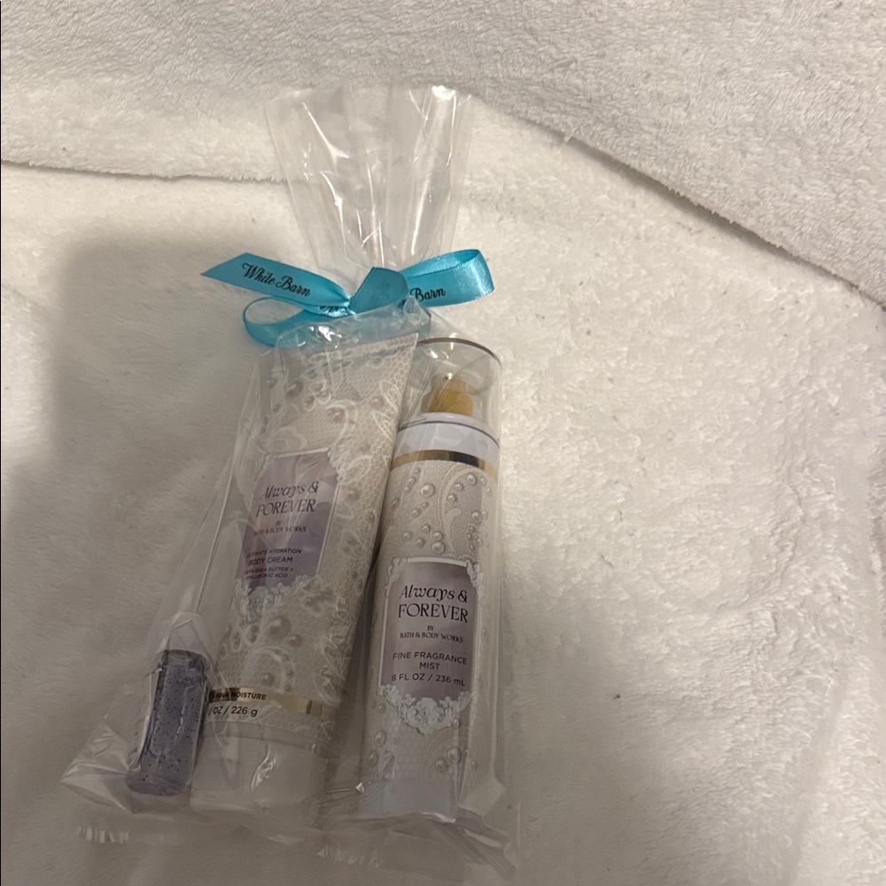 Mikasa Forever Bath & Body Duo - Purple and White